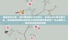 黄金走势分析：金价回落至2150美元，关注2185美元阻力位，原油震荡待回升喝绿茶之前到底要不要洗茶？不太懂的人，难怪茶水总有苦涩味