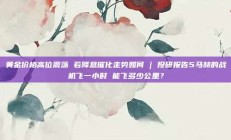 黄金价格高位震荡 若降息催化走势如何 | 投研报告5马赫的战机飞一小时 能飞多少公里？