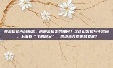 黄金价格再创新高，未来金价走势如何？昆仑山发现万年岩画，上面有“飞机图案”，难道真存在史前文明？