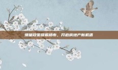 增量政策提振楼市，开启房地产新机遇