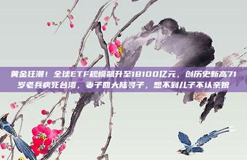 黄金狂潮!全球ETF规模飙升至18100亿元,创历史新高71岁老兵病死台湾,妻子回大陆寻子,想不到儿子不认亲娘