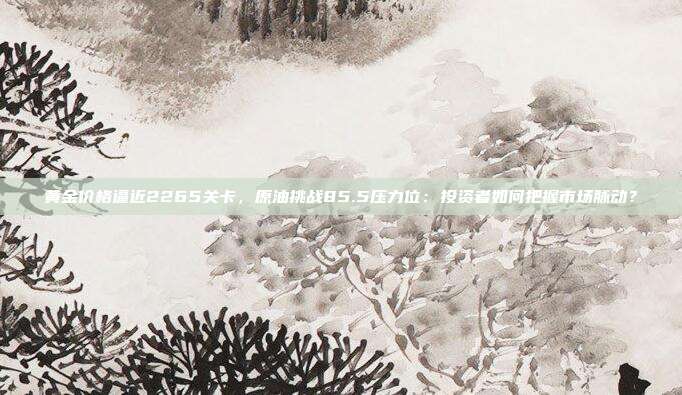 黄金价格逼近2265关卡,原油挑战85.5压力位:投资者如何把握市场脉动?
