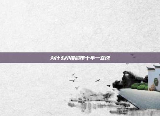 为什么印度股市十年一直涨