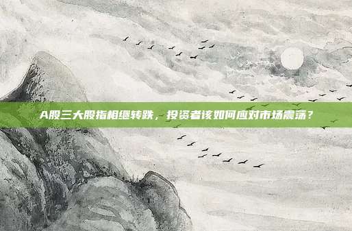 A股三大股指相继转跌,投资者该如何应对市场震荡?