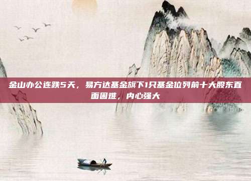 金山办公连跌5天,易方达基金旗下1只基金位列前十大股东直面困难,内心强大